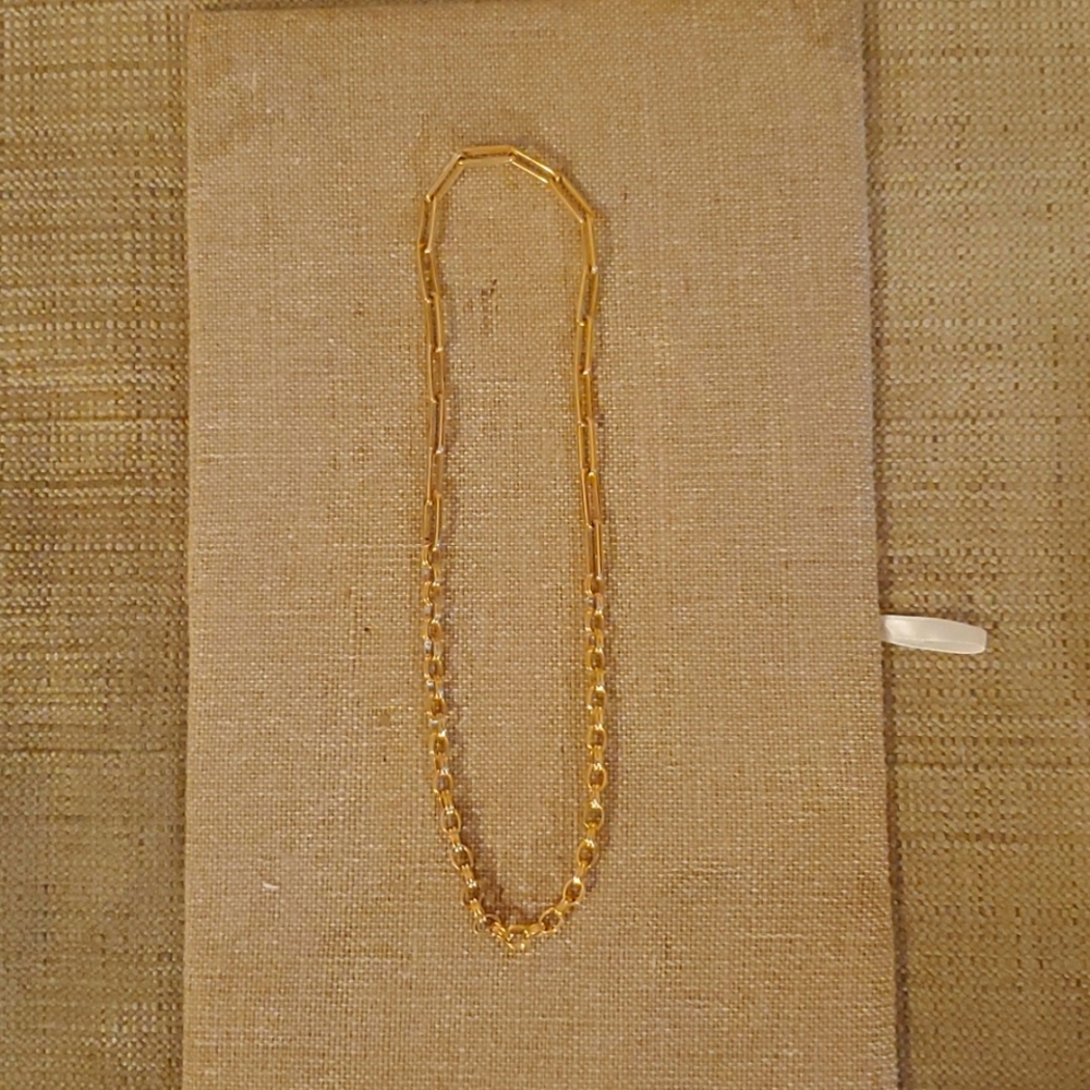 Missoma Deconstructed Axiom Triangle Train Necklace